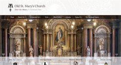 Desktop Screenshot of oldstmarys.org