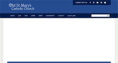 Desktop Screenshot of oldstmarys.com