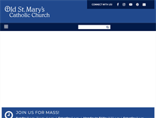 Tablet Screenshot of oldstmarys.com